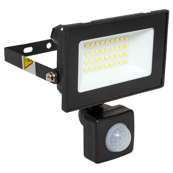Прожектор светодиодный СДО-3003 с инфракрасным датчиком движения 30 Вт 6500К IP54 LUMA