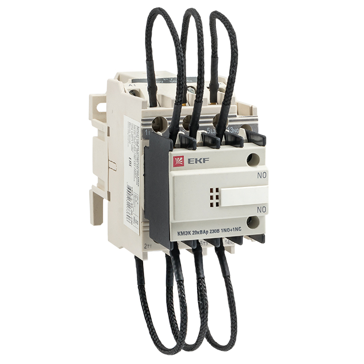 Контактор для конденсатора КМЭК 20квар 230В 2NО+1NC PROxima