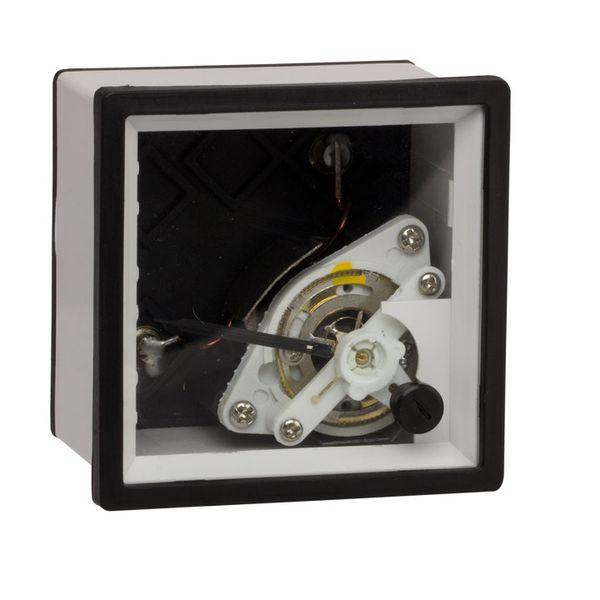 Амперметр без шкалы аналоговый на панель 96х96 квадратный вырез трансформаторное подключение PROxima AM-A961