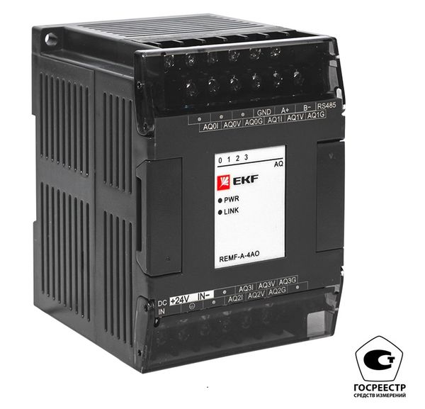 Модуль аналогового вывода REMF 4 PRO-Logic  (с поверкой)