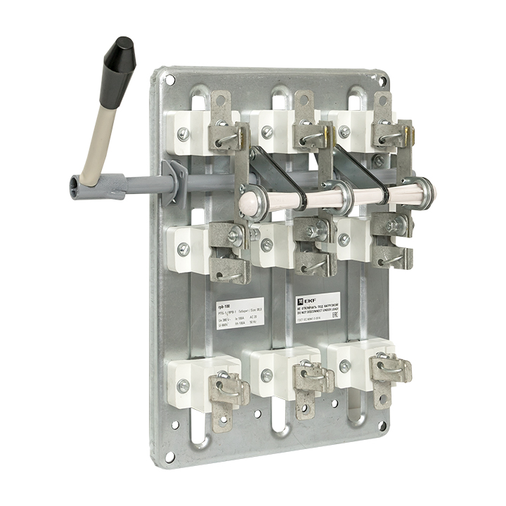 Разъединитель-предохранитель РПБ-1 100А левый привод, без ПН Basic