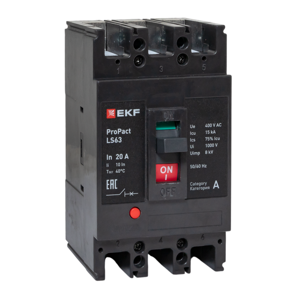 LS63 15кА 3P 20А ProPact EKF
