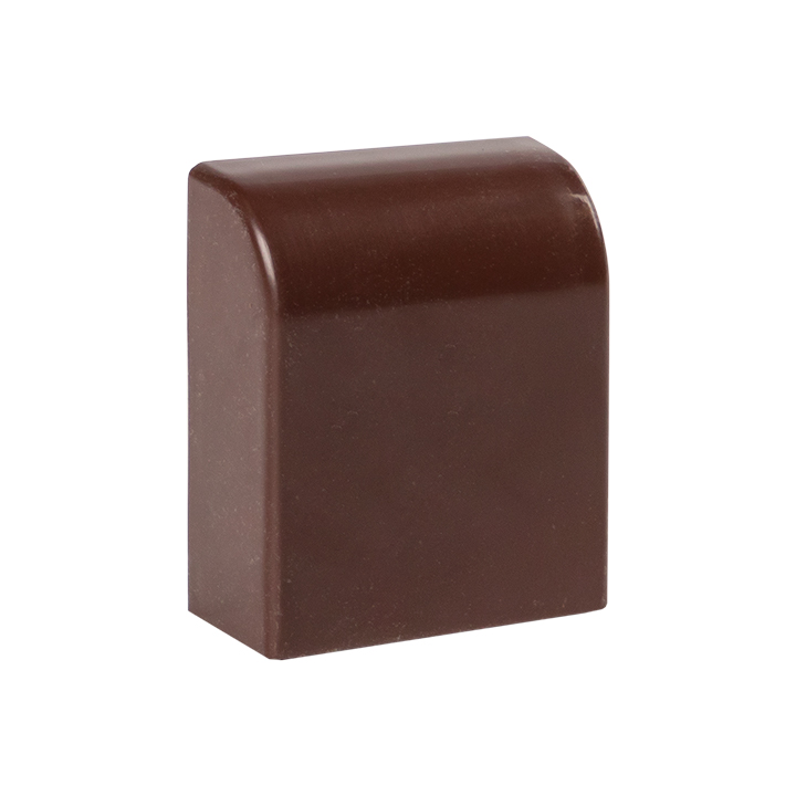 Заглушка (20х10) (4 шт) Plast под темное дерево