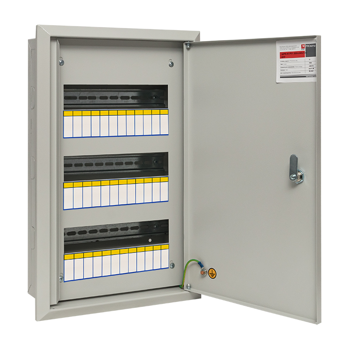 Щит распределительный встраиваемый ЩРв-36з IP31 520х340х120 с замком