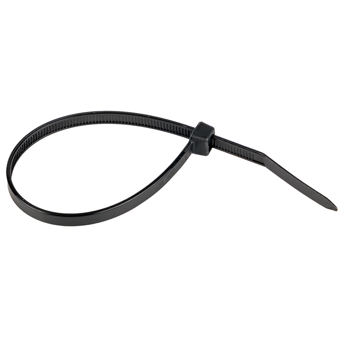 Хомут 4.8х200 черный нейлон (100шт)