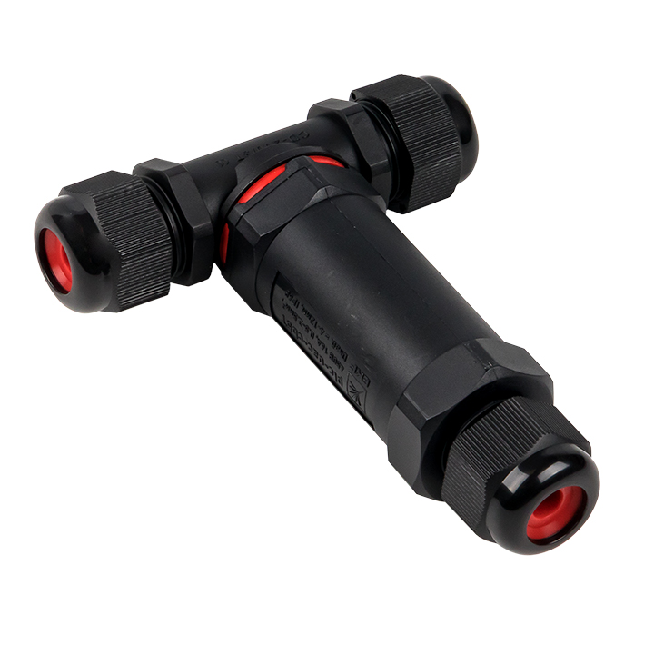 Кабельный коннектор Т-образный (клеммник 5PIN)    IP68 FreeTools