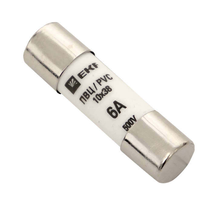 Вставка плавкая цилиндрическая ПВЦ 10х38 6А