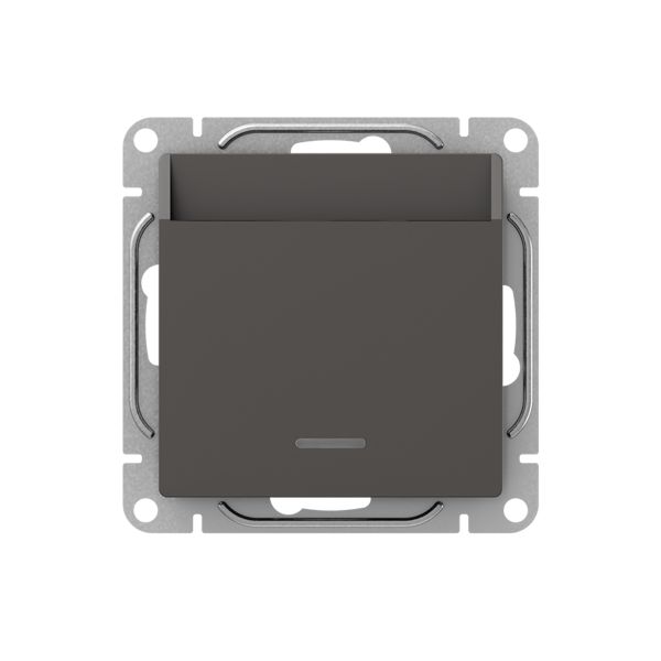 Механизм выключателя. карточный. с подсветкой. мокко Эпика EKF