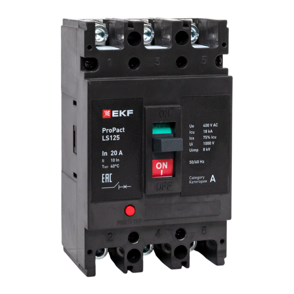 LS125 18кА 3P 20А ProPact EKF