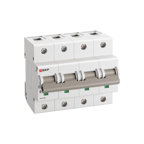 Выключатель автоматический ВА 47-125 4P 25А (D) 15кА PROXIMA