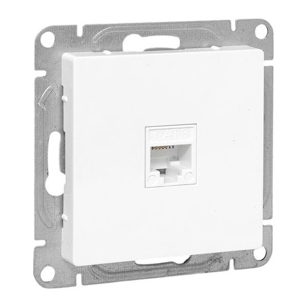 Эпика Механизм розетки RJ11 белый EKF