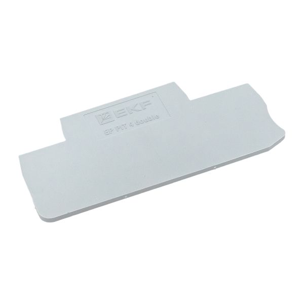 Заглушка для пружинной двухуровневой 4 Push-in серая