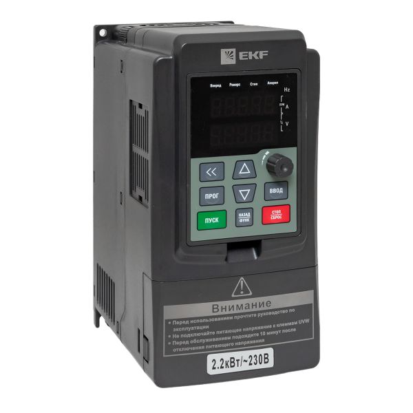 Преобразователь частоты 2.2/4 кВт 1х230В VECTOR-100