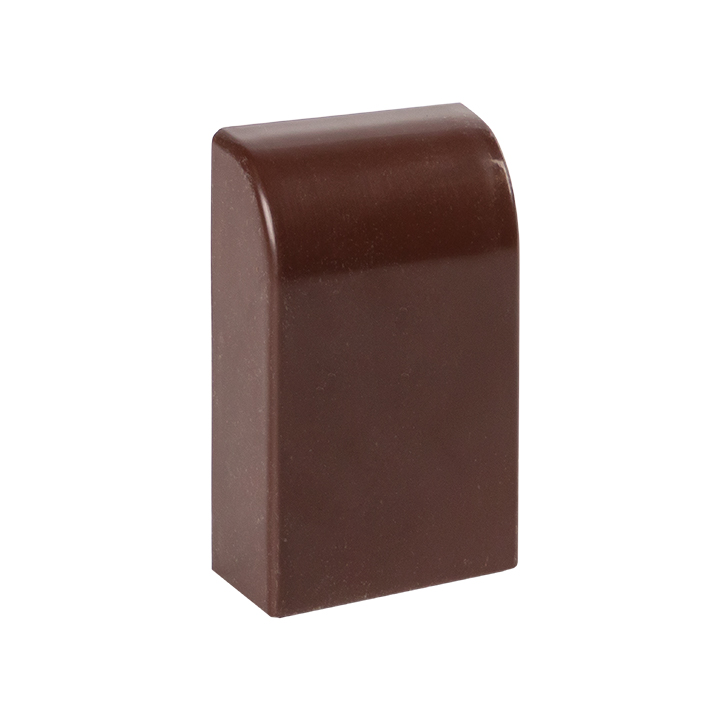 Заглушка (25х25) (4 шт) Plast под темное дерево