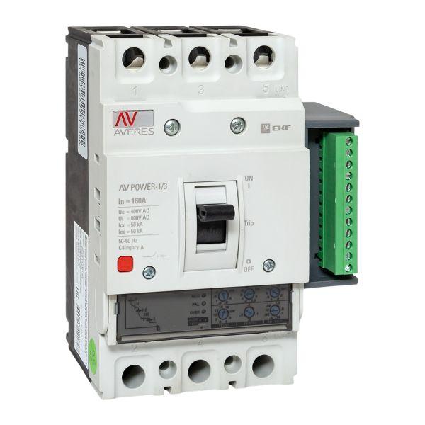 Выключатель автоматический AV POWER-1/3 160А 50кА ETU2.2