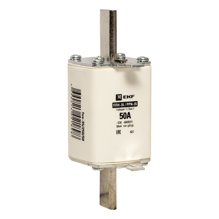 Вставка плавкая ППН-35 250/50А габарит 1
