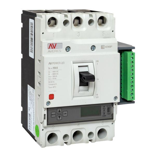Выключатель автоматический AV POWER-2/3 250А 100kA ETU6.2 AVERES