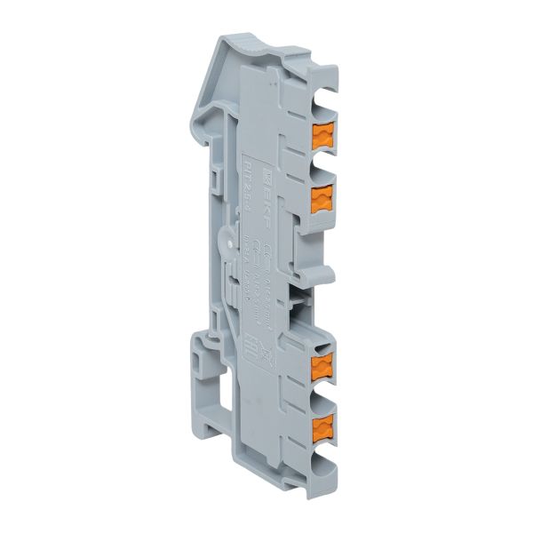 Клемма Push-in 2.5 мм2 4 вывода серая EKF