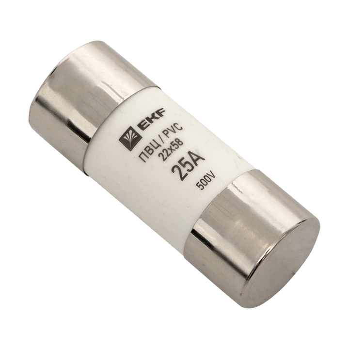 Вставка плавкая цилиндрическая ПВЦ 22х58 25А