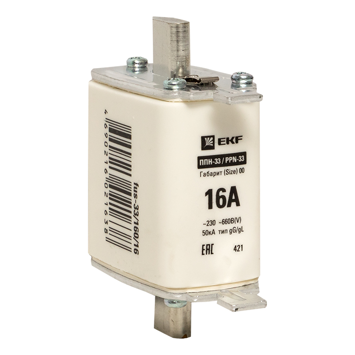 Вставка плавкая ППН-33 160/6А габарит 00