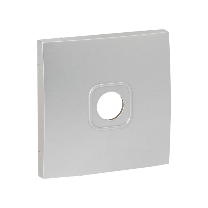 Валенсия лицевая панель розетки TV 1-местная 75Ом 5-862МГц сталь