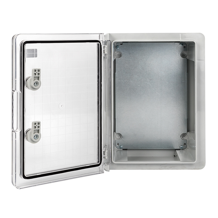 Бокс пластиковый с монтажной платой прозр. дверь 400х300х220 мм IP65 PROxima