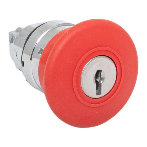 Механизм кнопки исполнительный XB4 'Грибок' красный поворотный с фиксацией с замком PROxima