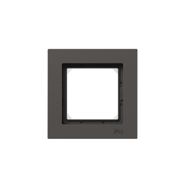 Рамка 1-местная IP44  мокко.  пластик Эпика EKF