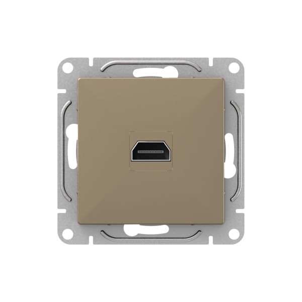 Механизм розетки HDMI  шампань Эпика EKF