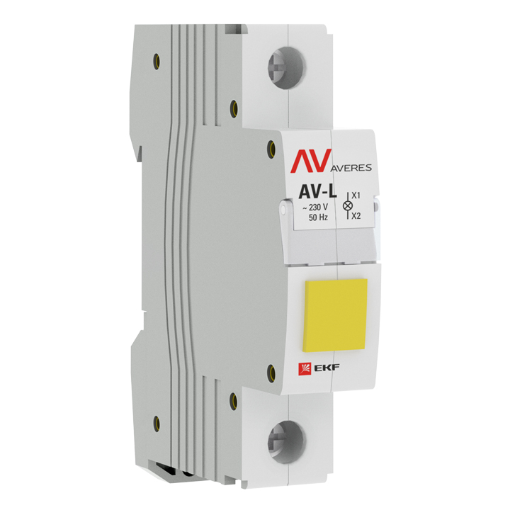 Лампа сигнальная AV-L желтая