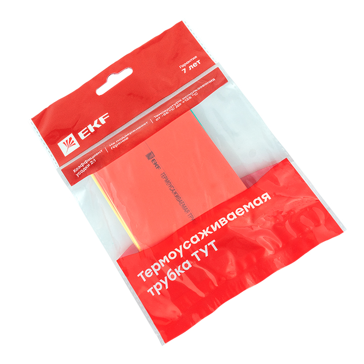 Трубка термоусаживаемая ТУТ нг 50/25 (7 цветов по 3шт) 100мм PROxima