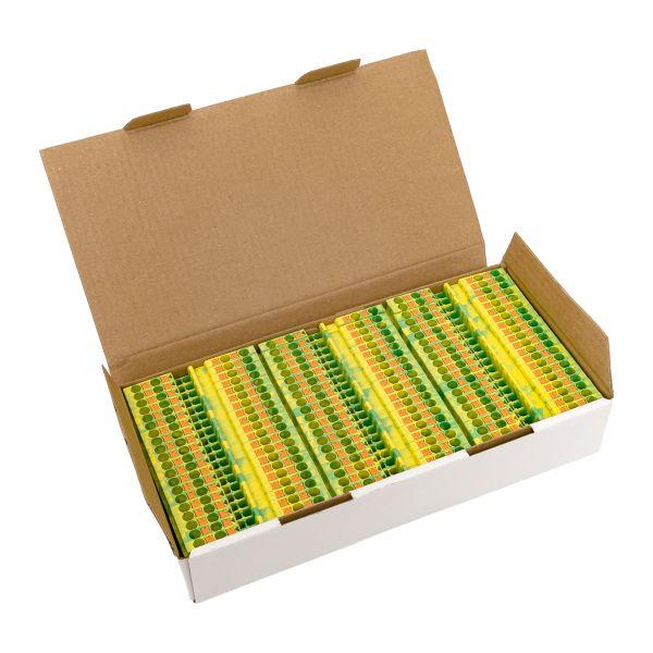 Клемма заземления Push-in 2.5 мм2 4 вывода EKF