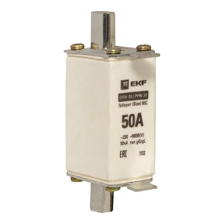 Вставка плавкая ППН-33 160/50А габарит 00