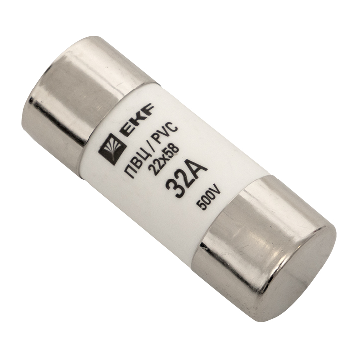 Вставка плавкая цилиндрическая ПВЦ 22х58 32А