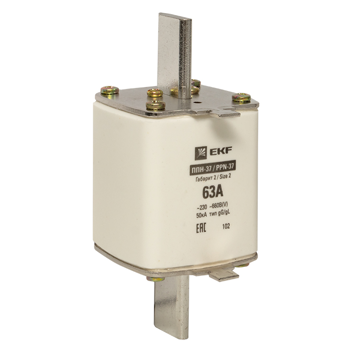 Вставка плавкая ППН-37 400/63А габарит 2 PROxima