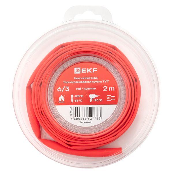 ТУТ нг 6/3 красная ролик 2 м EKF