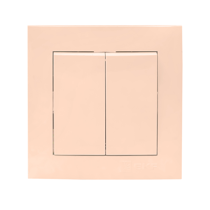 Валенсия выключатель 2-кл. 10А кремовый