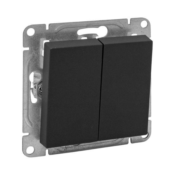 Эпика Механизм выключателя 2кл. проходной черный EKF