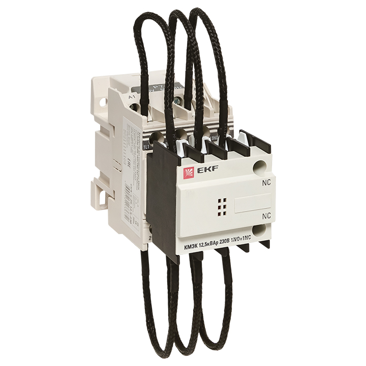 Контактор для конденсатора КМЭК 12.5квар 230В 1NО+1NC PROxima
