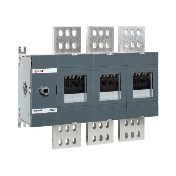 Рубильник 2000A 3P без рукоятки управления TwinBlock EKF