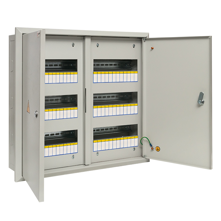 Щит распределительный встраиваемый ЩРв-72 с замком IP31