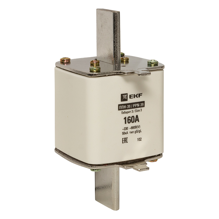 Вставка плавкая ППН-39 630/160А габарит 3 PROxima