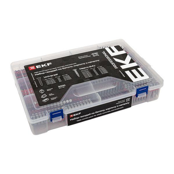 Пристрелочный набор № 1 гвоздей по бетону, кирпичуи металлу EKF