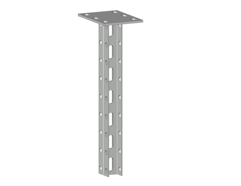 Кронштейн потолочный двойной 1400 мм (2 мм) HDZ