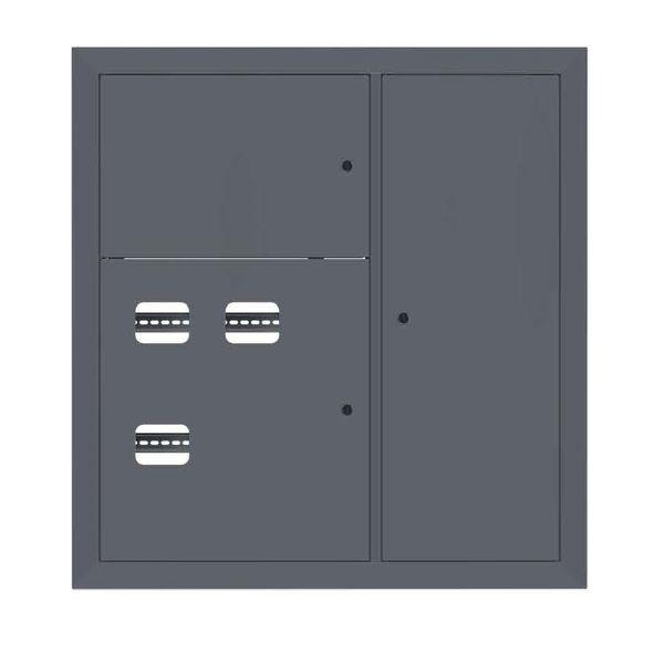 Щит этажный 3 кв. RAL7024 (1000х950х160) PROxima