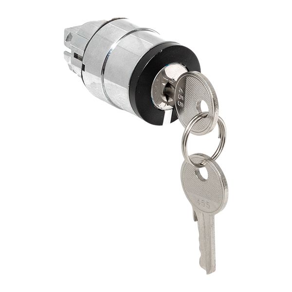 Механизм переключателя исполнительный ХB4 на 3 положения с замком, с извлечением ключа во всех положениях IP65