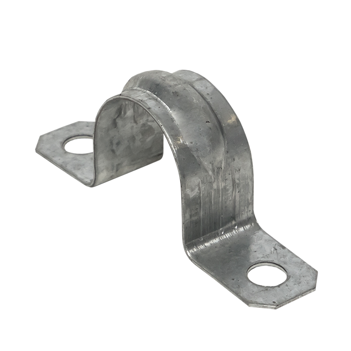 Скоба металлическая двухлапковая d21-22мм . PROxima