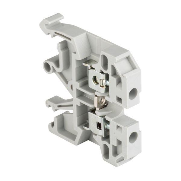 Клемма проходная винтовая JXB 2.5 мм2 серая EKF