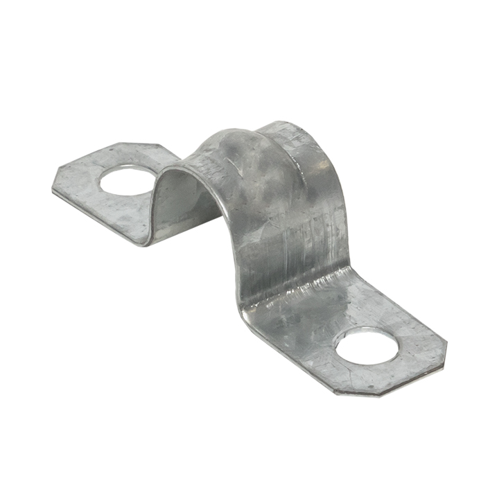 Скоба металлическая двухлапковая d12-13мм . PROxima