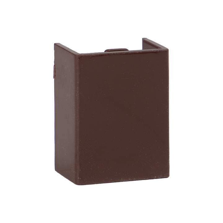 Соединитель (20х10) (4 шт) Plast под темное дерево